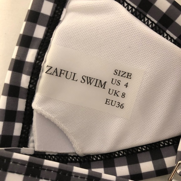 Zaful Gingham Bikini - Picture 4 of 8